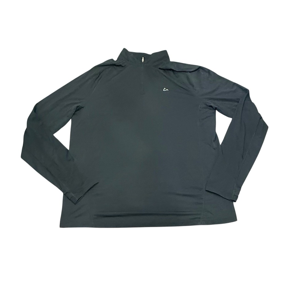 Paradox‎ Merino Wool Blend Base Layer 1/4 Zip Active Performance Thumbholes XL